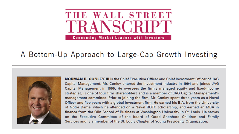 The Wall Street Transcript: An Interview with Norm Conley
