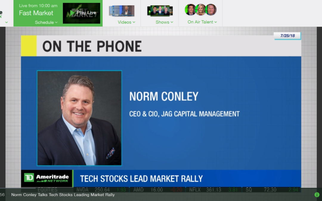 Norm Conley Talks Tech Stocks Leading Market Rally